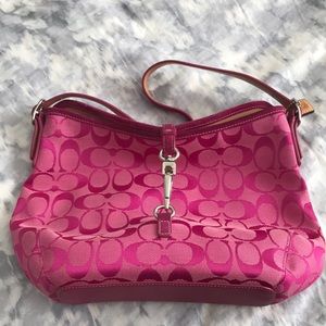 Pink Coach Purse